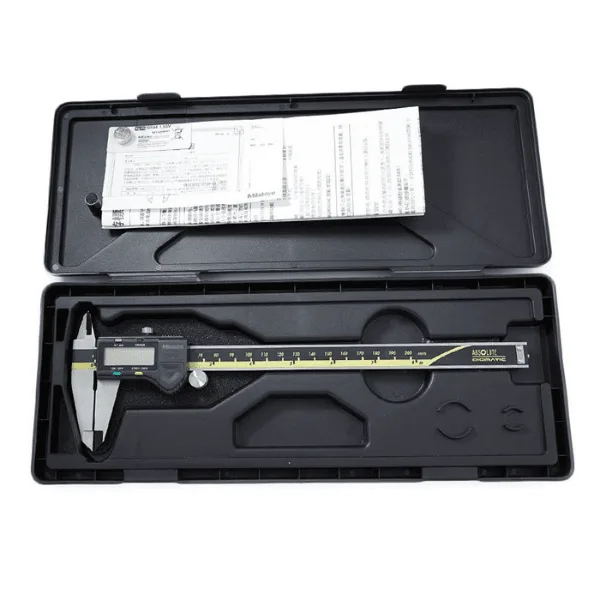 Mitutoyo 500-196-30 Advanced Onsite Sensor (AOS) Absolute Scale Digital Caliper, 0 to 8"/0 to 200mm Measuring Range, 0.0005"/0.01mm Resolution, LCD - Image 4