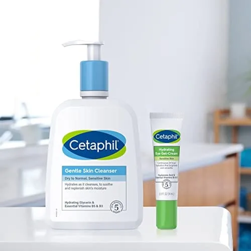 Cetaphil Hydrating Eye Gel-Cream, With Hyaluronic Acid, 0.5 fl oz, Brightens and Smooths Under Eyes, 24 Hour Hydration for All Skin Types, (Packaging May Vary)  Beauty & Personal Care - Image 10