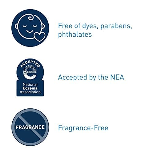 CeraVe Baby Lotion | Gentle Baby Skin Care with Ceramides, Niacinamide & Vitamin E | Fragrance, Paraben, Dye & Phthalates Free | Lightweight Baby Moisturizer | 8 Ounce | Packaging May Vary Baby - Image 4