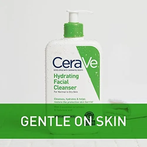 CeraVe Hydrating Facial Cleanser | Moisturizing Non-Foaming Face Wash with Hyaluronic Acid, Ceramides and Glycerin | Fragrance Free Paraben Free | 19 Fluid Ounce  Beauty & Personal Care - Image 10