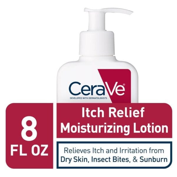 CeraVe Anti Itch Moisturizing Lotion with Pramoxine Hydrochloride Relieves Itch 8 Ounce - Image 6