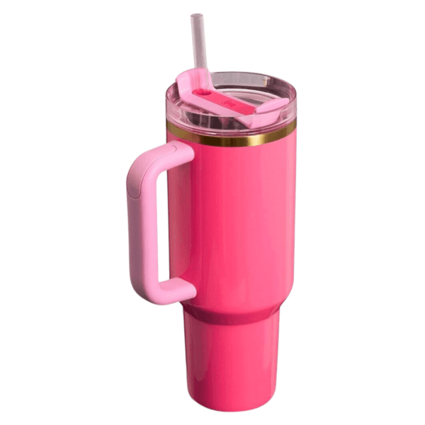 Stanley Quencher H2.0 FlowState Tumbler 40 oz, Pink Parade - Image 3